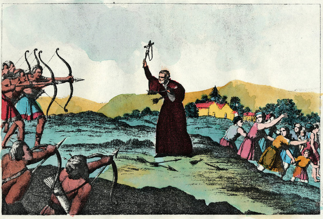 PADRE DANIELE FERMA GLI IROCHESI