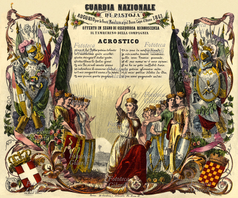 ITALIA UNITA Allegoria dell\