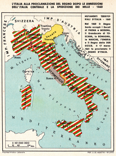 L ITALIA ALLA PROCLAMAZIONE DEL REGNO L ITALIA ALLA PROCLAMAZIONE DEL REGNO