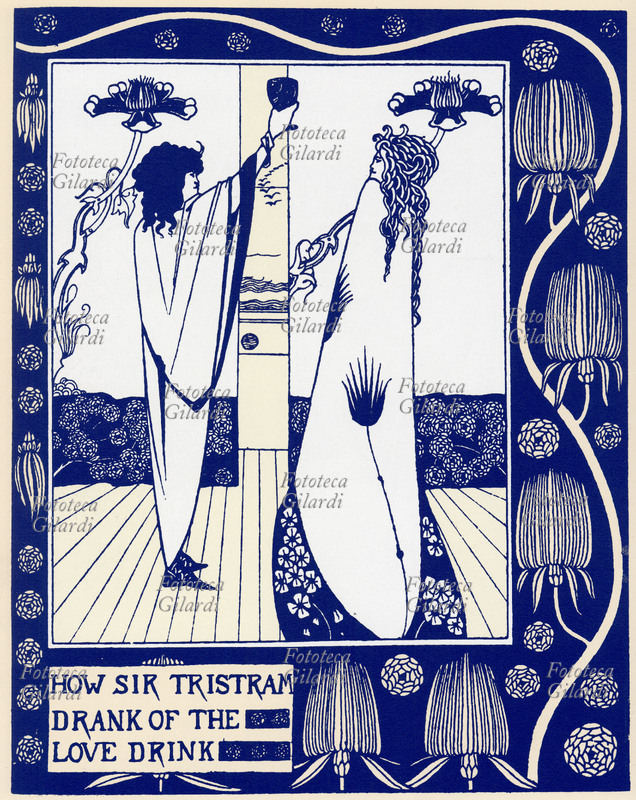 Aubrey BEARDSLEY (1872 -1898) Come Tristano bevve al calice dell\