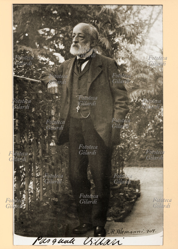 Pasquale VILLARI (1827-1917) storico e politico italiano, senatore del Regno d\