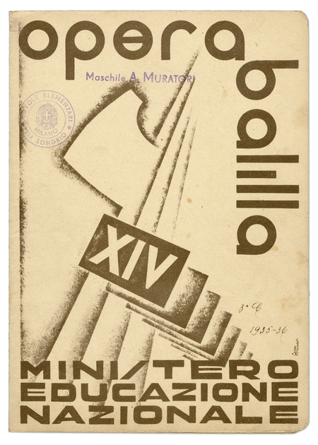 PAGELLA ANNO SCOLASTICO 1935 1936