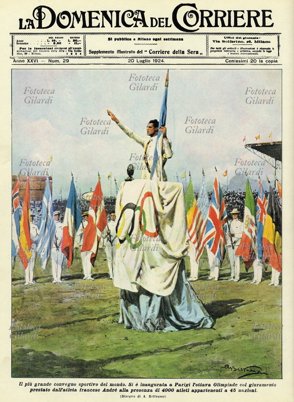 VIII OLIMPIADI - 4 maggio - 27 luglio 1924. "Il più grande convegno sportivo del mondo. Si è inaugurata a Parigi l\
