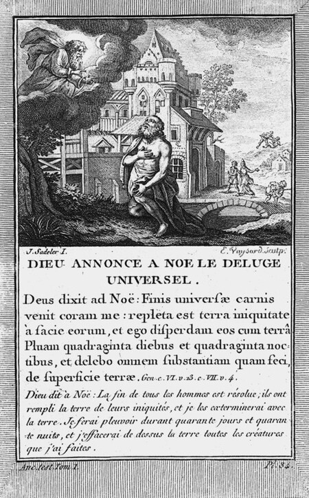 DIO ANNUNCIA A NOÈ IL DILUVIO DIO ANNUNCIA A NOÈ IL DILUVIO