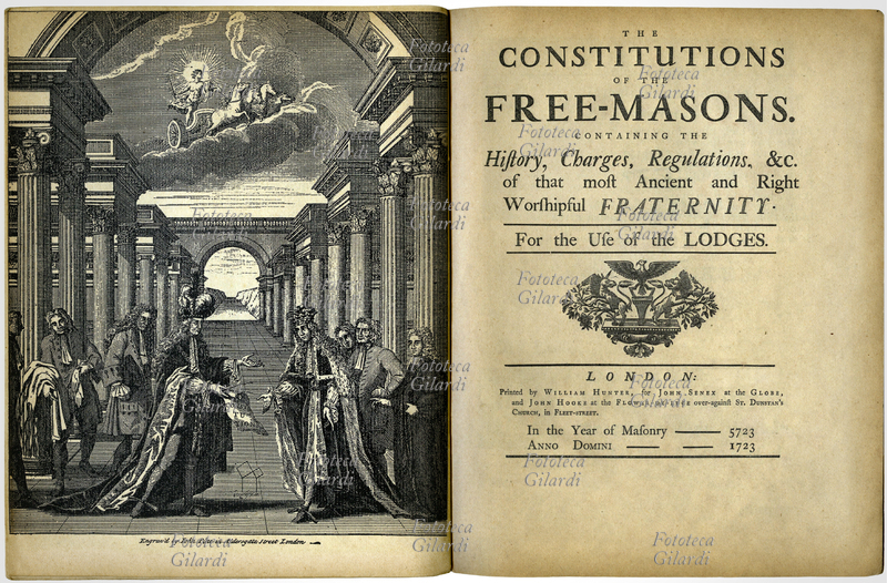 MASSONERIA frontespizio della \