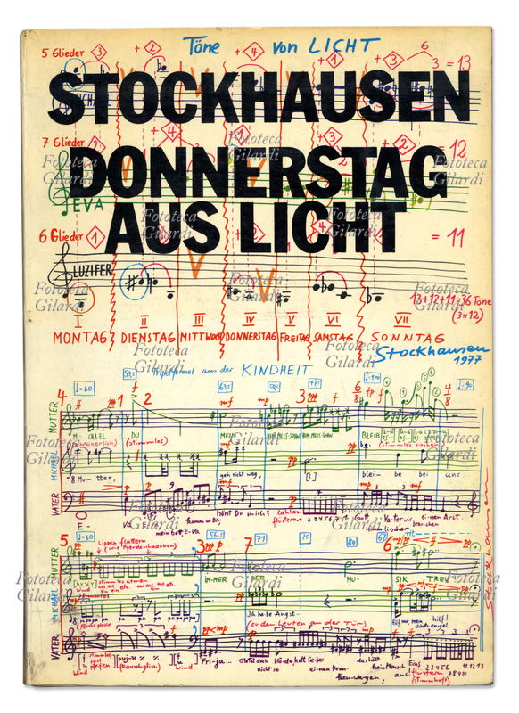 Karlheinz STOCKHAUSEN (1928-2007) - Copertina del libretto dell\