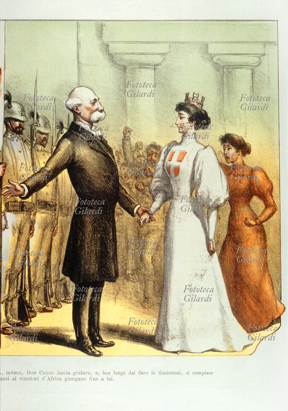 Francesco CRISPI (1818-1901) «(...) invece Don Ciccio lascia gridare e ben lungi da dare le dimissioni si compiace che gli applausi per i vincitori d\