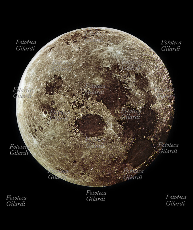 ASTRONAUTICA La Luna, fotografata dagli astronauti della capsula Apollo 11, 1969. Foto NASA