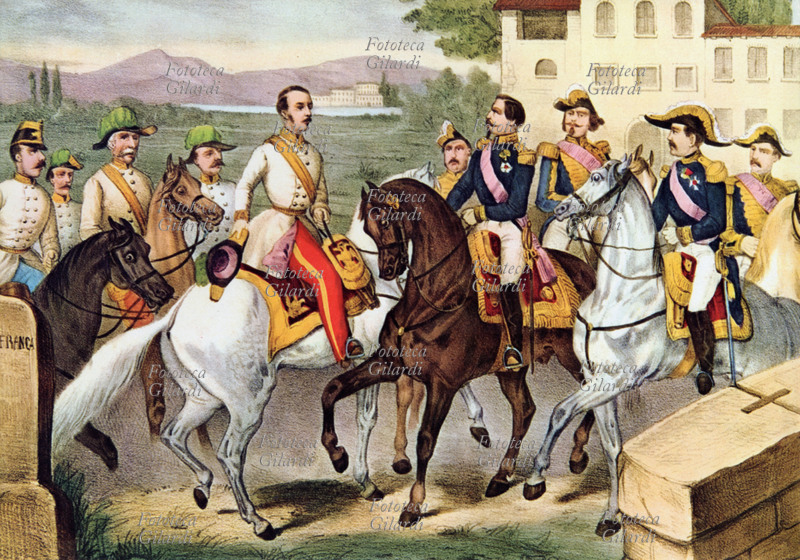 RISORGIMENTO Napoleone III e Francesco Giuseppe si incontrano a Villafranca per accordare una tregua l\