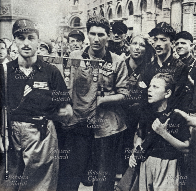 Italian Social Republic, 1944 Units of Black Brigades are assembled to Milan