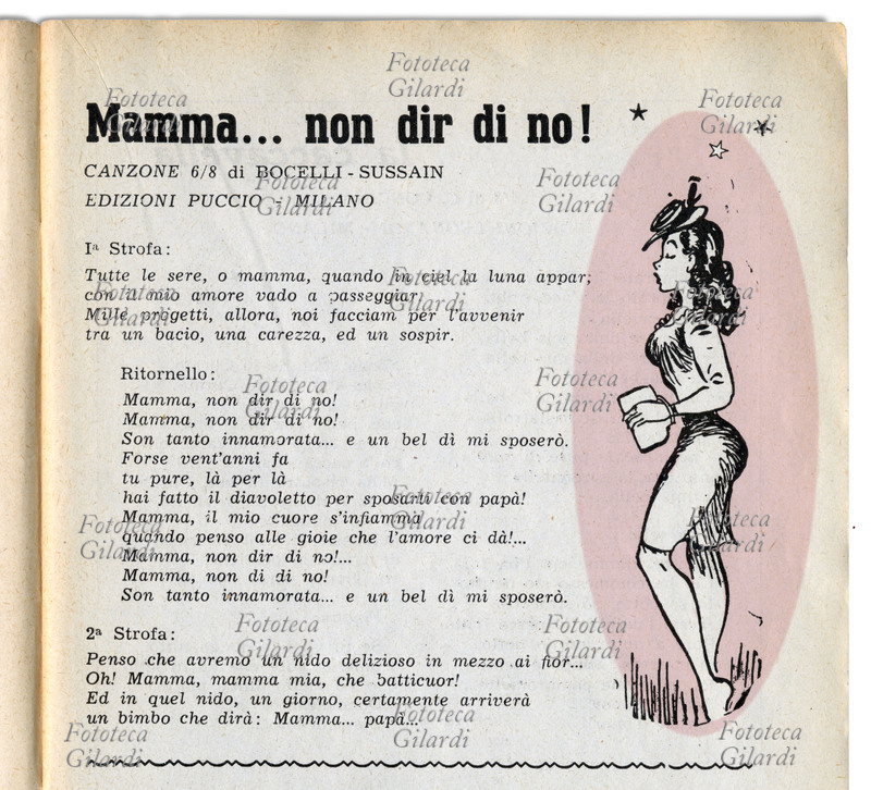 STORIA DELLA CANZONE \