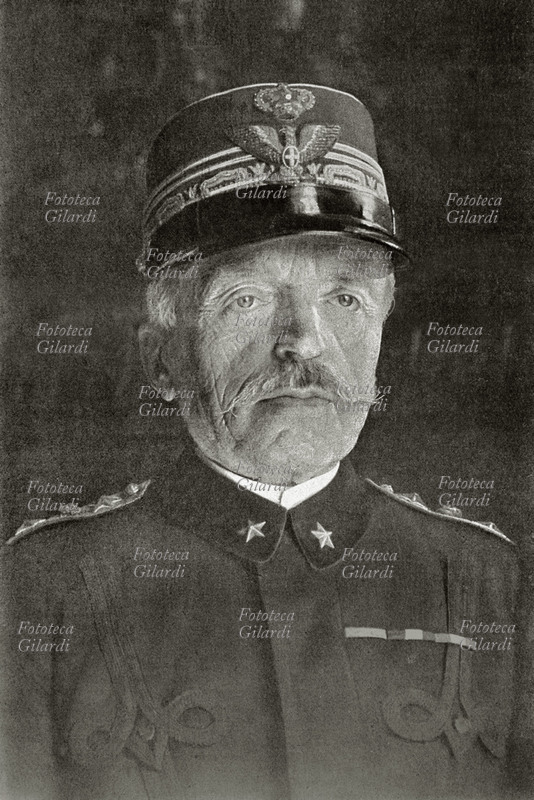 Luigi CADORNA (1850-1928) il Generale Cadorna comandante in Capo delle armate italiane. Itallia maggio 1915