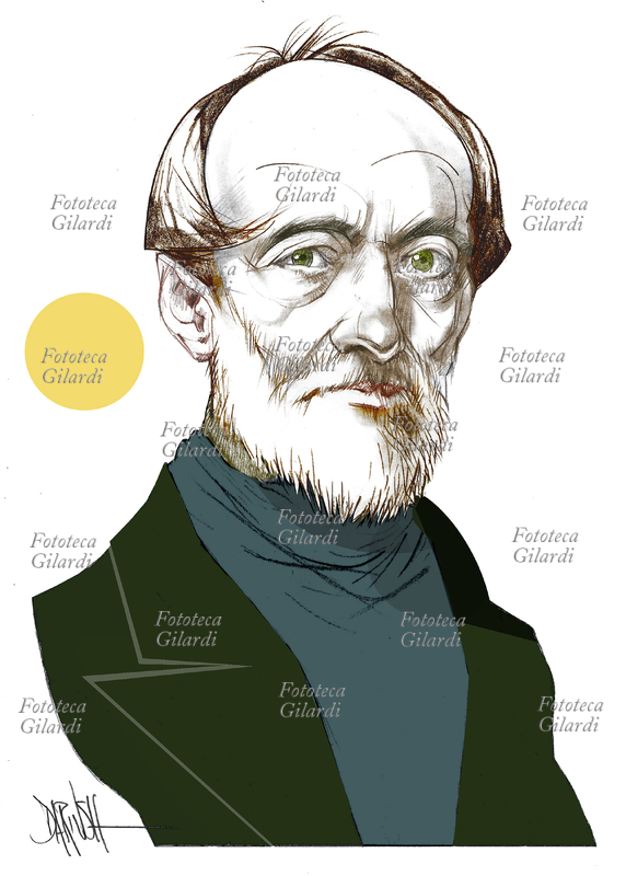 Giuseppe MAZZINI (22 giugno 1805 – 10 marzo 1872), patriota, politico, filosofo e giornalista italiano. Fondatore della Giovine Italia, della Giovine Europa, dell\