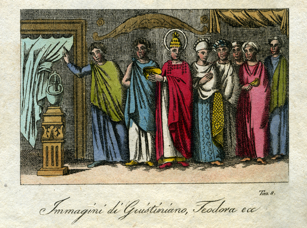 TEODORA IMPERATRICE E LA SUA CORTE TEODORA IMPERATRICE E LA SUA CORTE