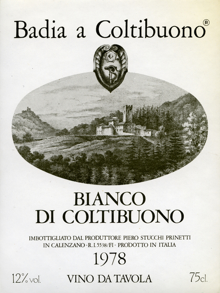 ETICHETTA VINO BIANCO DI COLTIBUONO ETICHETTA VINO BIANCO DI COLTIBUONO
