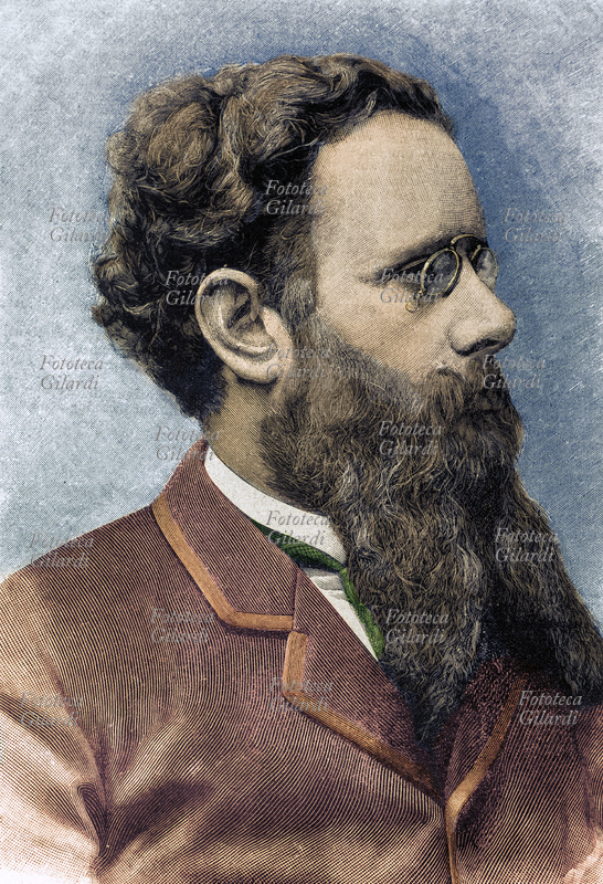 Eugenio TORELLI-VIOLLIER (1842-1900), Italian journalist, founder and first director of the Corriere della Sera (1876) colored 19th century print, 2016