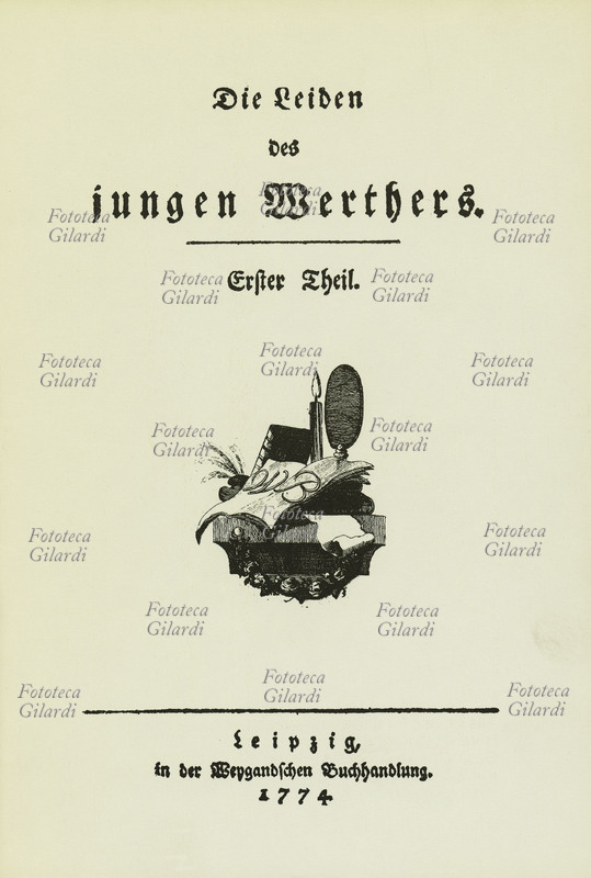 Johann Wolfgang GOETHE (1749-1832) Frontespizio de \