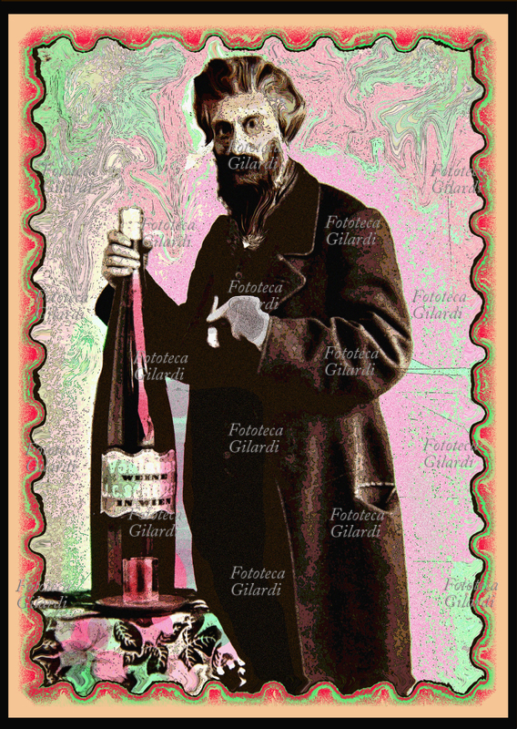 Ando GILARDI (1921 - 2012) Opera digitale, dalla serie \