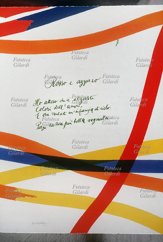 Giuseppe UNGARETTI (1888-1970) Rosso e azzurro/ Ho atteso che vi alzaste/ Colori dell\