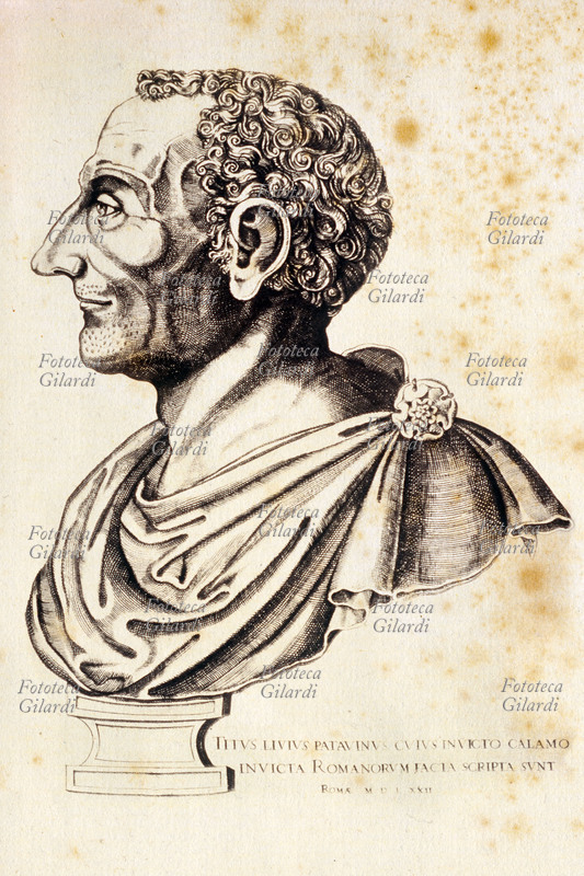 TITO LIVIO (59 a.C.-17 d.C.) storico latino di Padova, la sua storia di Roma \