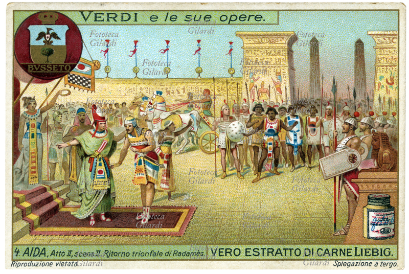 Giuseppe VERDI (10 ottobre 1813 – 27 gennaio 1901) "Ritorno trionfale di Radamès", atto II, scena II da "Aida" (1871); l\