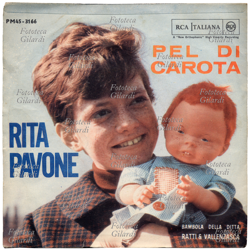 MUSICA Copertina disco singolo di Rita Pavone \