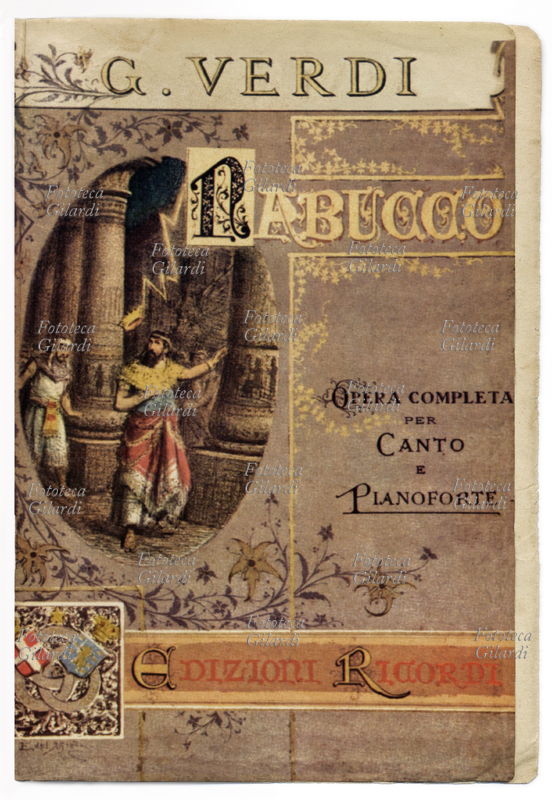 Giuseppe VERDI (18131901) Copertina del libretto dell\
