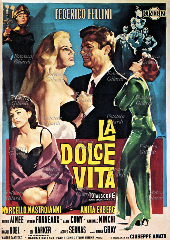 Federico FELLINI (1920-1993) Manifesto del film \