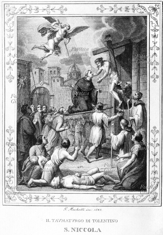 SAINT NICHOLAS of Tolentino (1245 – 10 September 1305), born Nicola di Compagnone. \