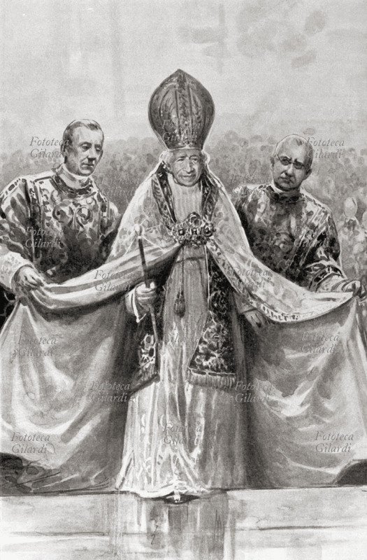 VATICANO Papa Leone XIII inaugura l\