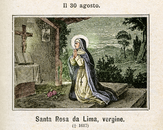 SANTA ROSA DA LIMA VERGINE