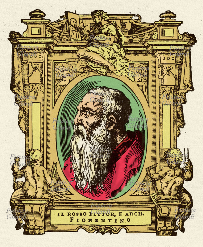 ROSSO FIORENTINO (1494-1540), soprannome con cui è noto Giovanni Battista di Jacopo, pittore, fra i maggiori esponenti della pittura fiorentina dell\