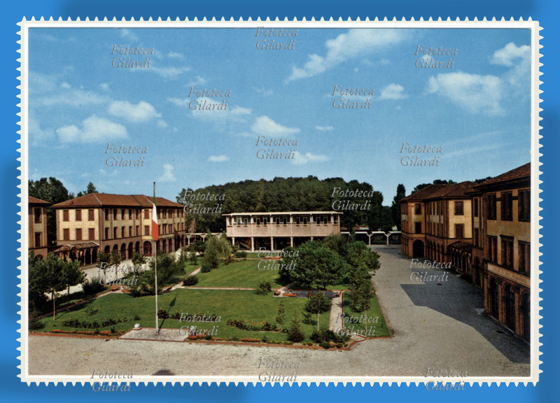 MARTINITT Cartolina postale commemorativa raffigurante la sede di via Pitteri 36 a Milano, 1970 circa.