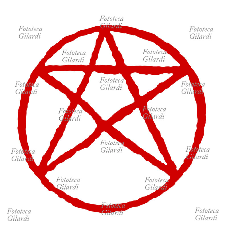 GRAFFITI Stella a cinque punte, simbolo delle \