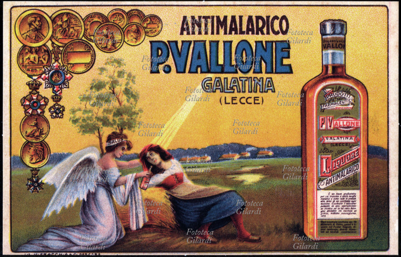 MEDICINA Antimalarico P. Vallone, Galatina Lecce 1926. L\