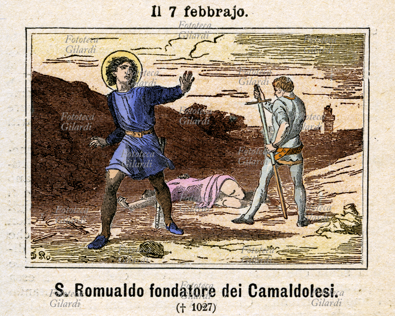 San ROMUALDO (tra il 951 e il 953 - 19 giugno 1027) monaco e abate italiano, fondatore dell\