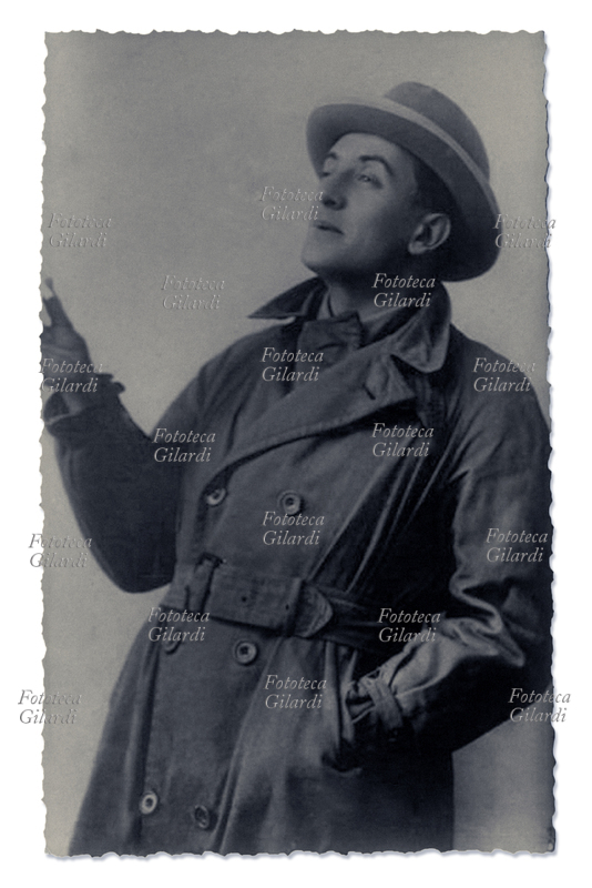 Odoardo Eugenio Giano SPADARO (1893-1965) cantautore e attore di Firenze. Fotografia, 1928 circa