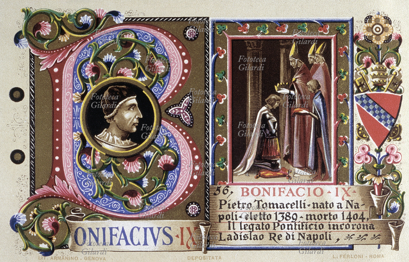 PAPA BONIFACIO IX del grande scisma d\
