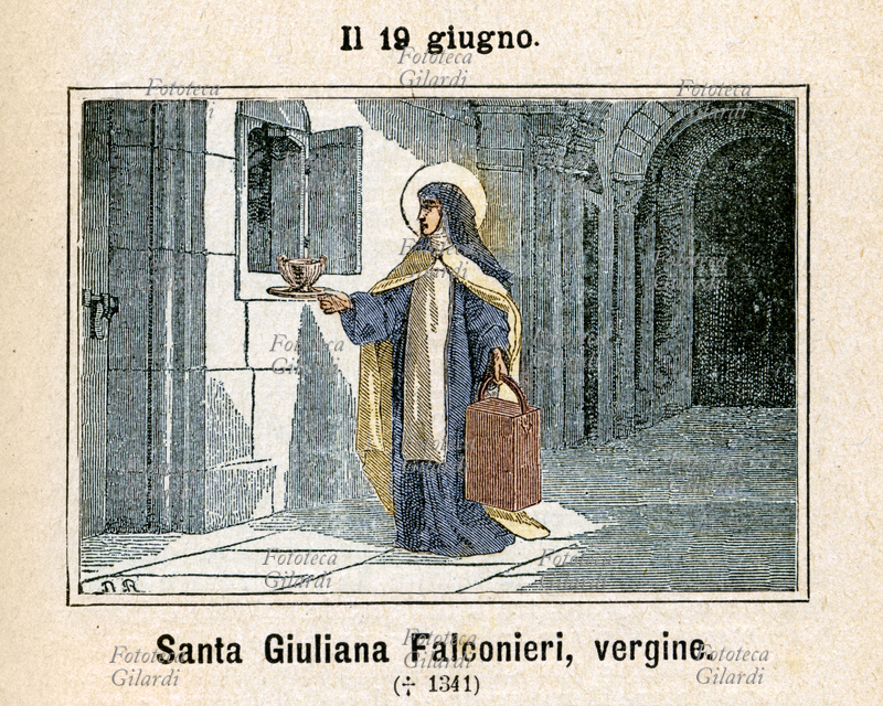 Santa GIULIANA FALCONIERI (1270 circa - 1341) religiosa italiana, appartenente all\