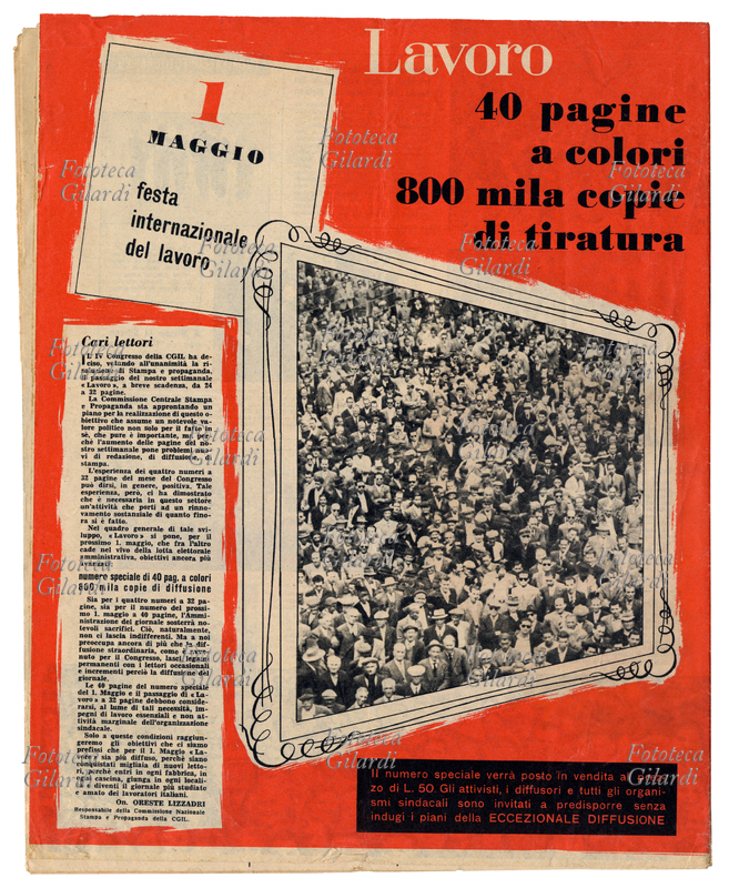 LAVORO Negli strilli: \