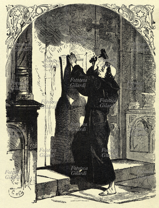 Martin LUTERO (1483-1546) espone le sue 95 tesi su peccato, la penitenza, l\