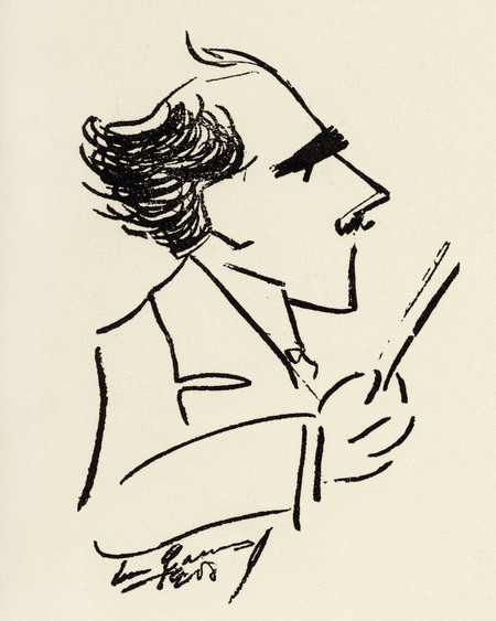 CARICATURA DI ARTURO TOSCANINI CARICATURA DI ARTURO TOSCANINI