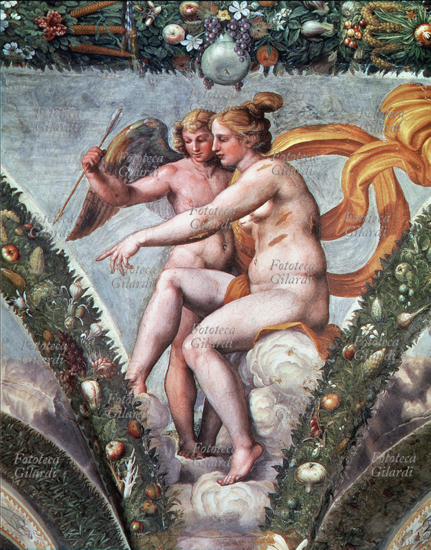 RAFFAELLO (1483-1520) Venere indica Psiche ad Amore. Dal \