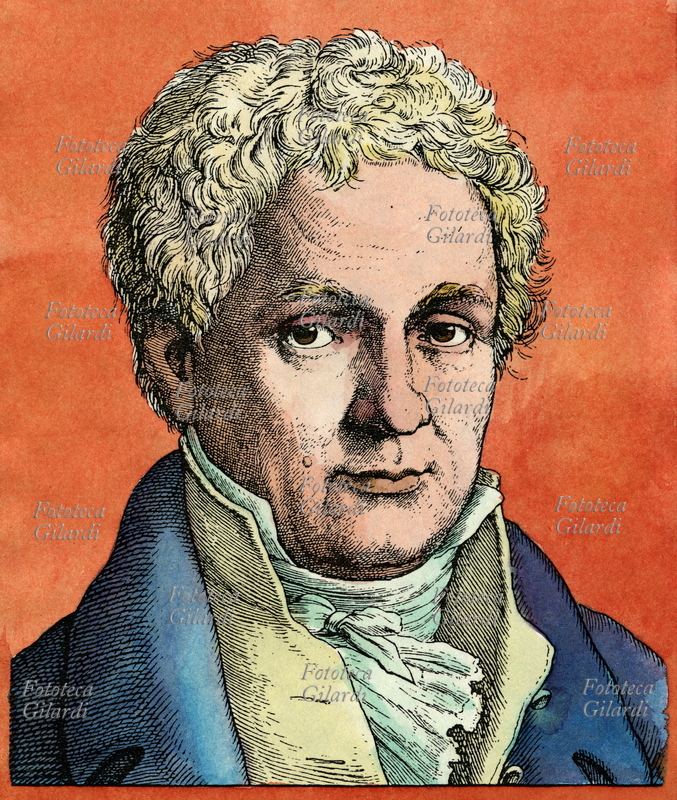 Johann Ludwig TIECK (1733-1853) poeta, drammaturgo e prosatore tedesco. Ritratto, versione colorata di una incisione di Hugo Bürkner (1818-1897), Germania XIX secolo
