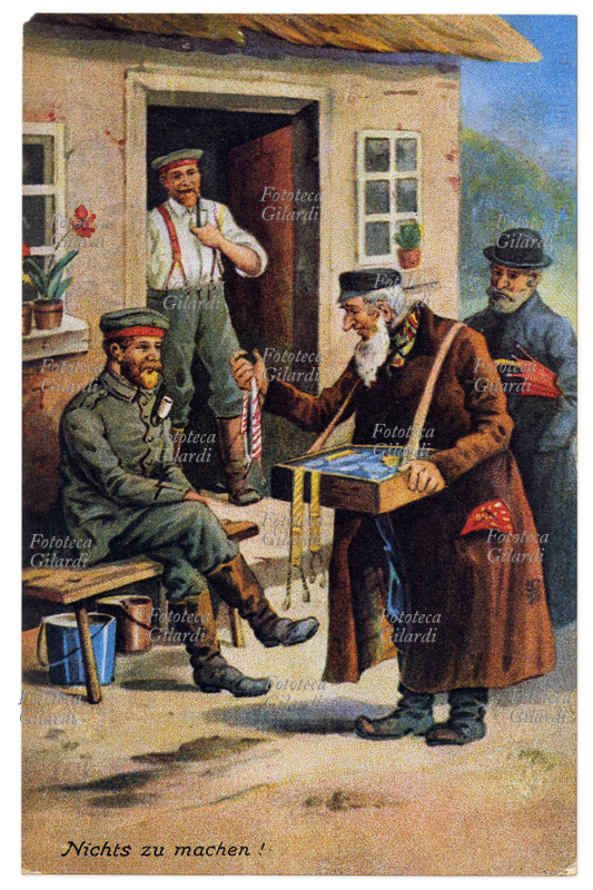 EBRAISMO Cartolina antisemita \