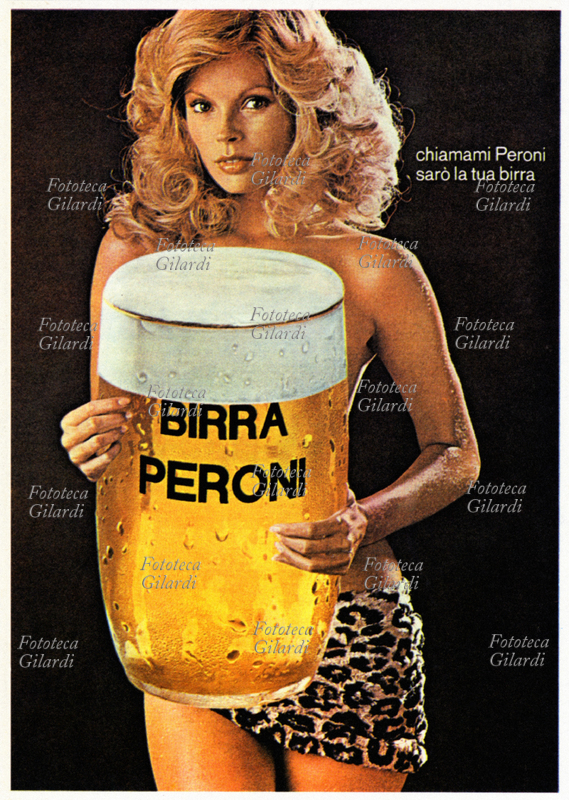 PERONI: the famous slogan "Call me Peroni, I\