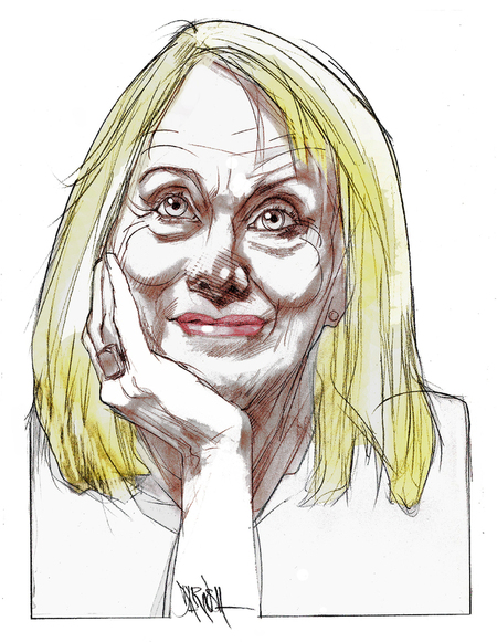 ANNIE ERNAUX PORTRAIT BY DARIUSH