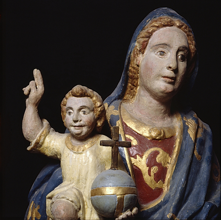 MADONNA CON BAMBINO BENEDICENTE MADONNA CON BAMBINO BENEDICENTE