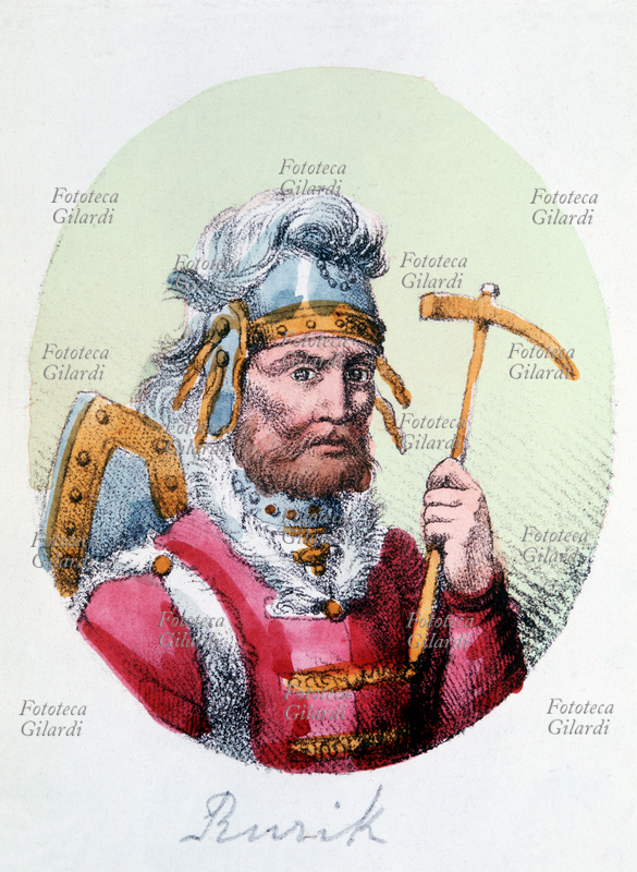 RJURIK (circa 798 – 879) semi-leggendario variago svedese e signore di Novgorod. Unendo alcune colonie di Variaghi di stirpe normanna e di Slavi fondò il Rus\