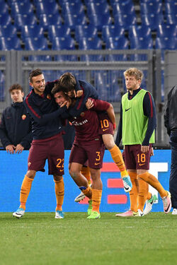 21.04.2017 Finale Coppa Italia Primavera Roma vs Entella 2 0 Esultanze 21.04.2017 Finale Coppa Italia Primavera Roma vs Entella 2 0 Esultanze